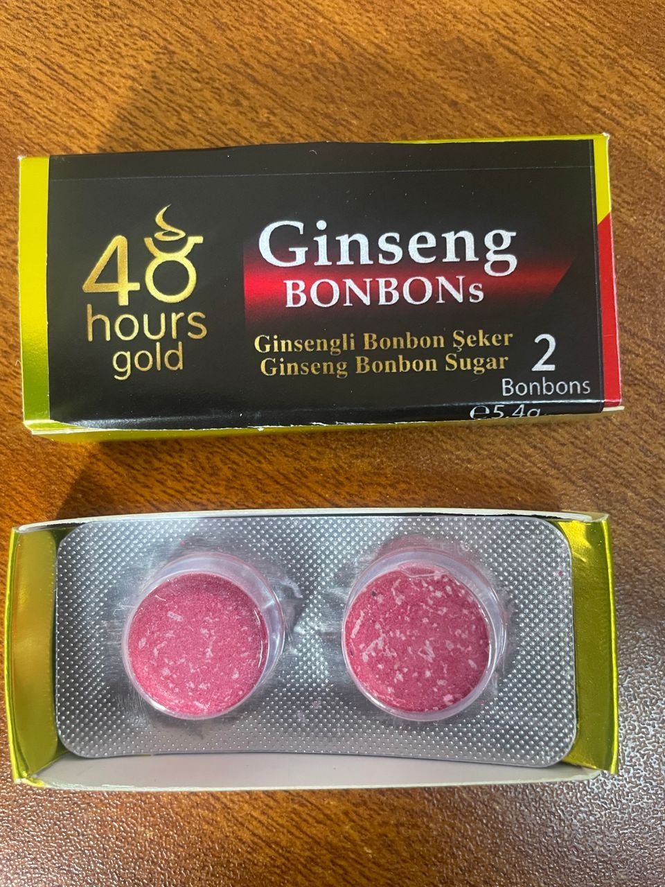 48 hours ginseng bonbons.2 tabs for sale in Kampala - Yilick