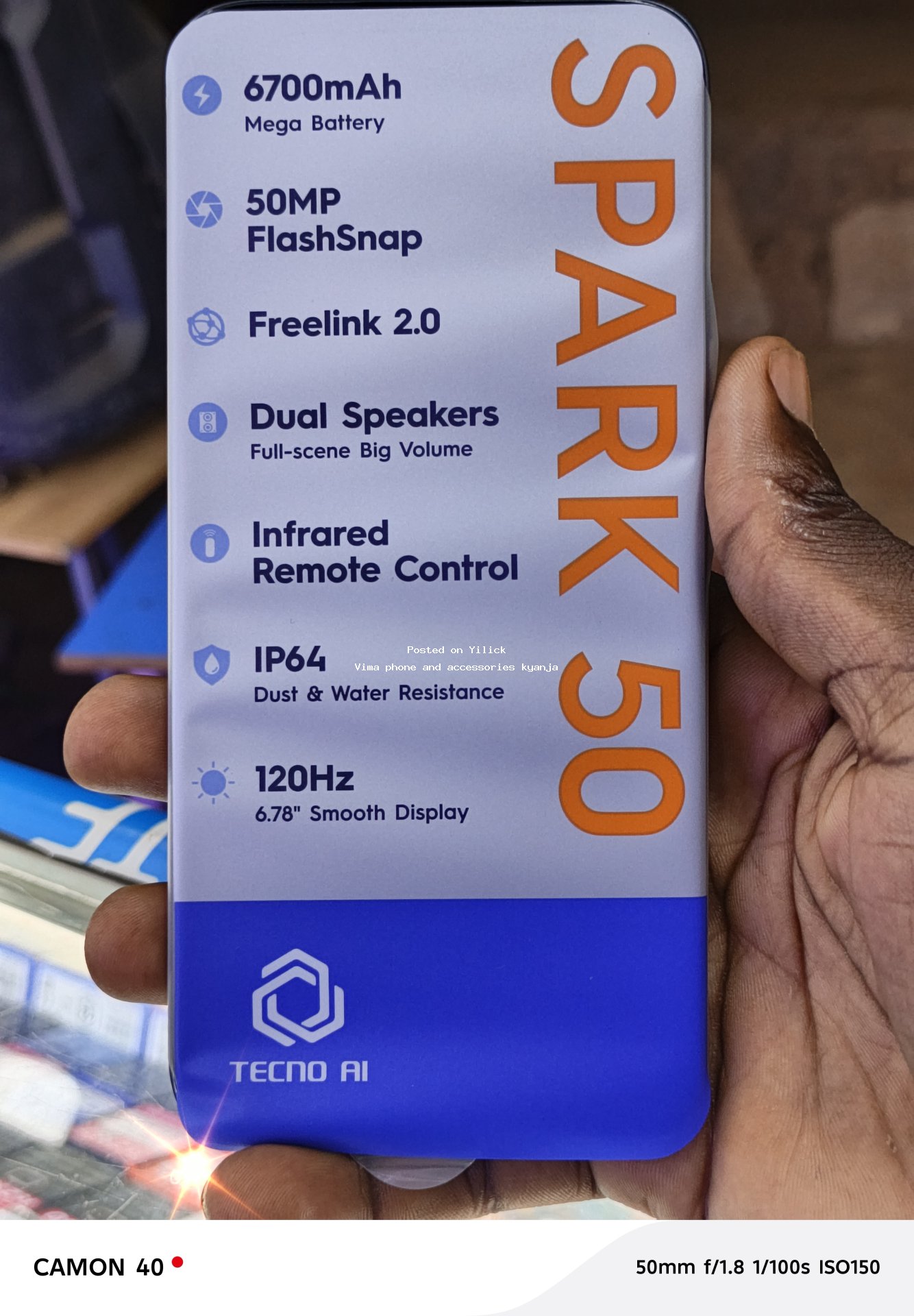 TECNO Spark 50 - Powerful Performance & Stunning Camera for sale in Kampala - Yilick