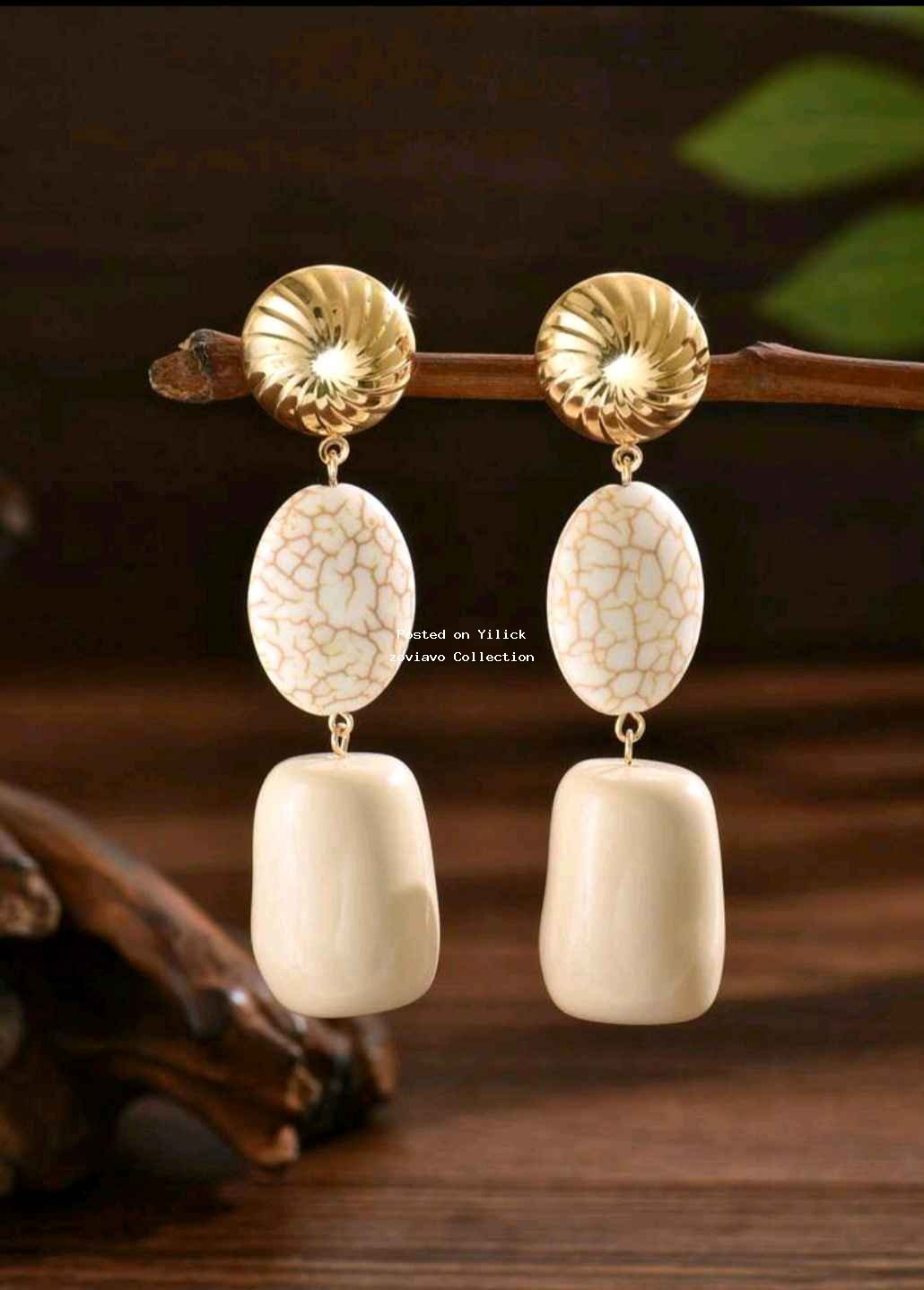 Bohemian style Resin earrings for sale in Wakiso - Yilick