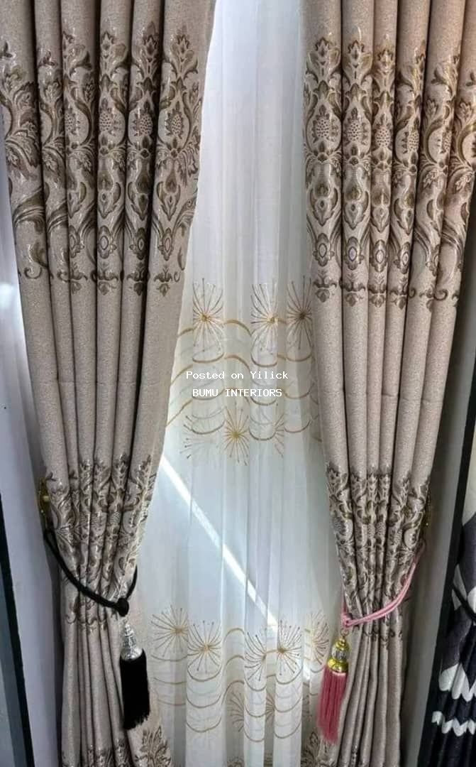 Elegant Decorative Curtains with Tassels for sale in Kampala - Yilick