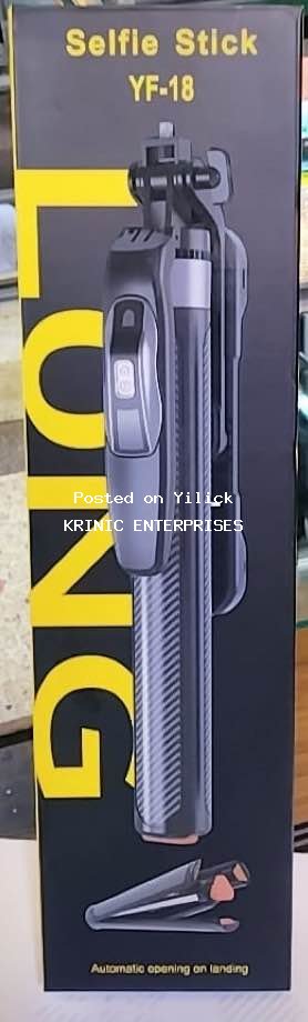 YF-18 Bluetooth Selfie Stick Tripod with Wireless Remote for sale in Kampala - Yilick