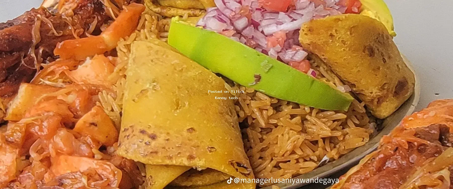 Delicious Ugandan Jollof Rice with Grilled Chicken for sale in Bududa - Yilick