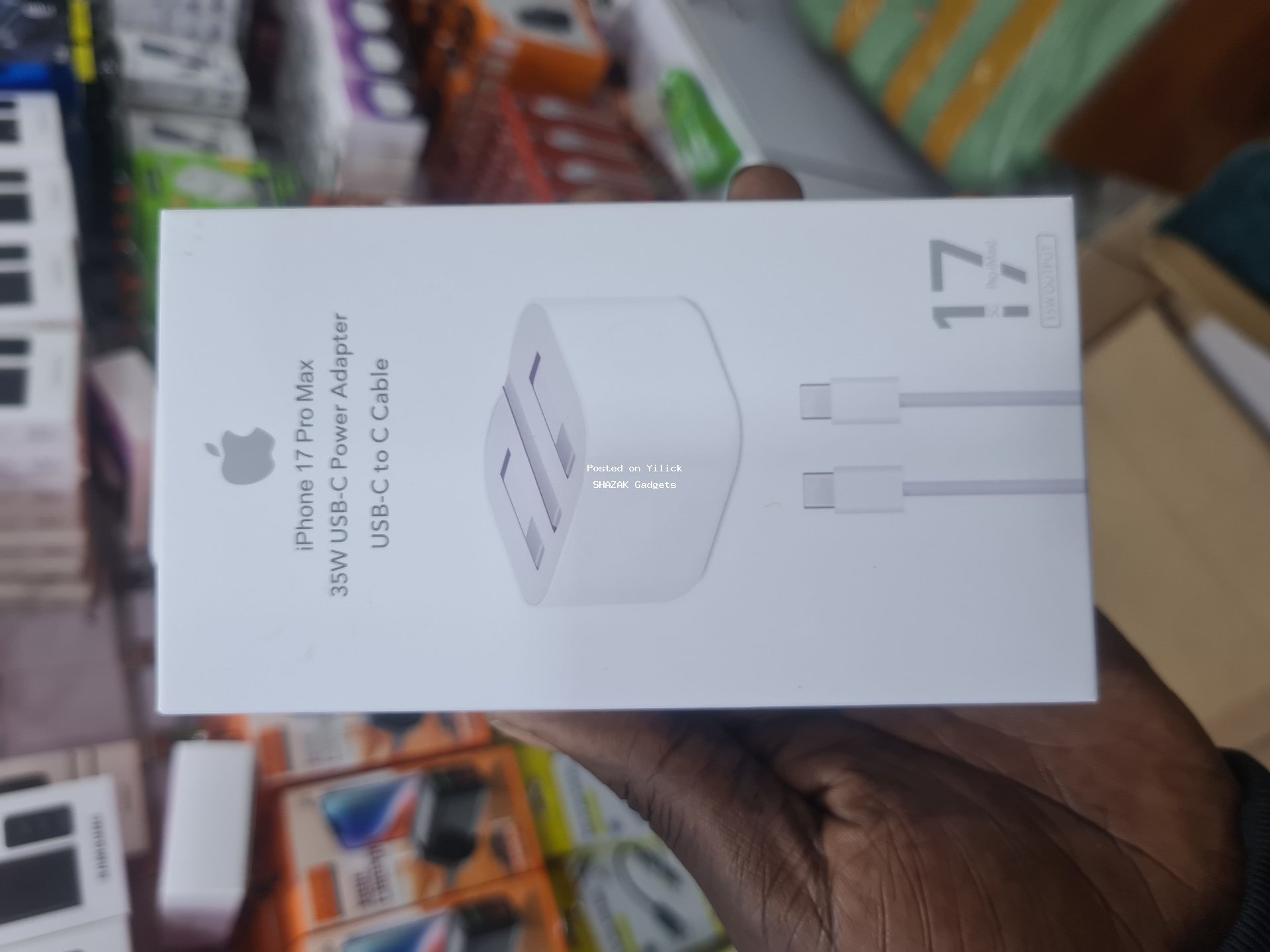 Apple 35W USB-C Power Adapter with Double USB Ports for sale in Kampala - Yilick