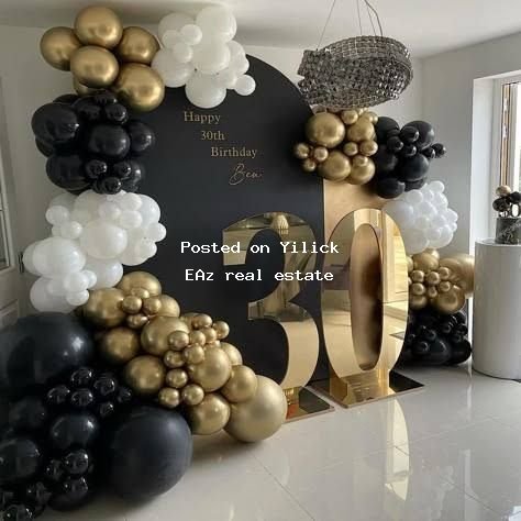 Stunning 30th Birthday Balloon Decoration for sale in Kampala - Yilick