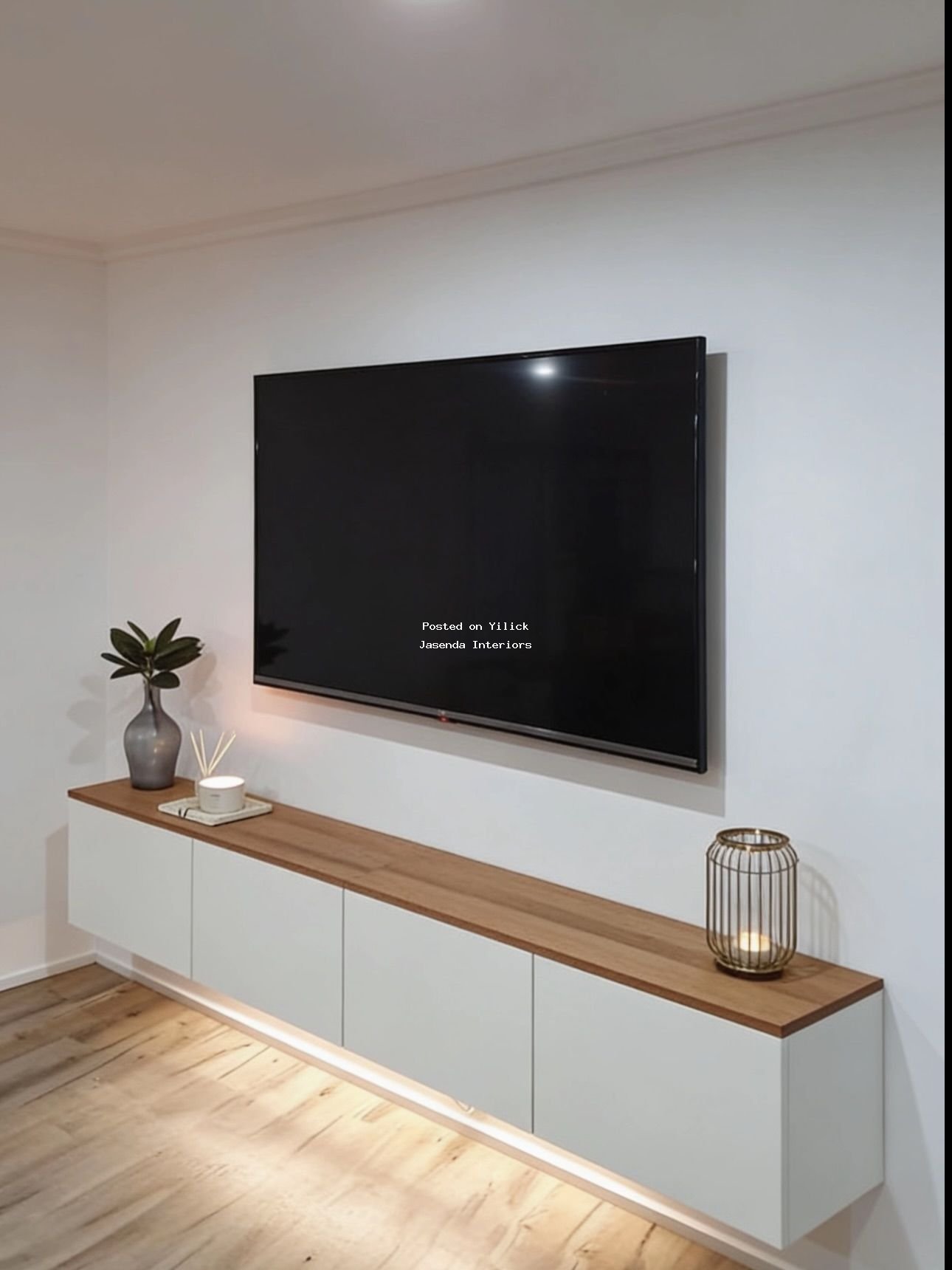 Elegant Wall-Mounted TV Unit with Modern Design for sale in Kampala - Yilick