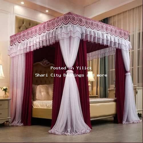 Elegant Canopy Bed with Stylish Drapery for sale in Kampala - Yilick
