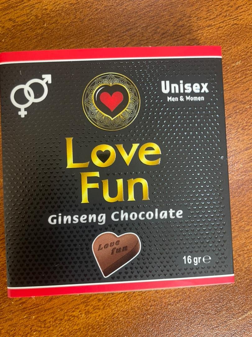 Love fun ginseng chocolate for men.1 piece for sale in Kampala - Yilick