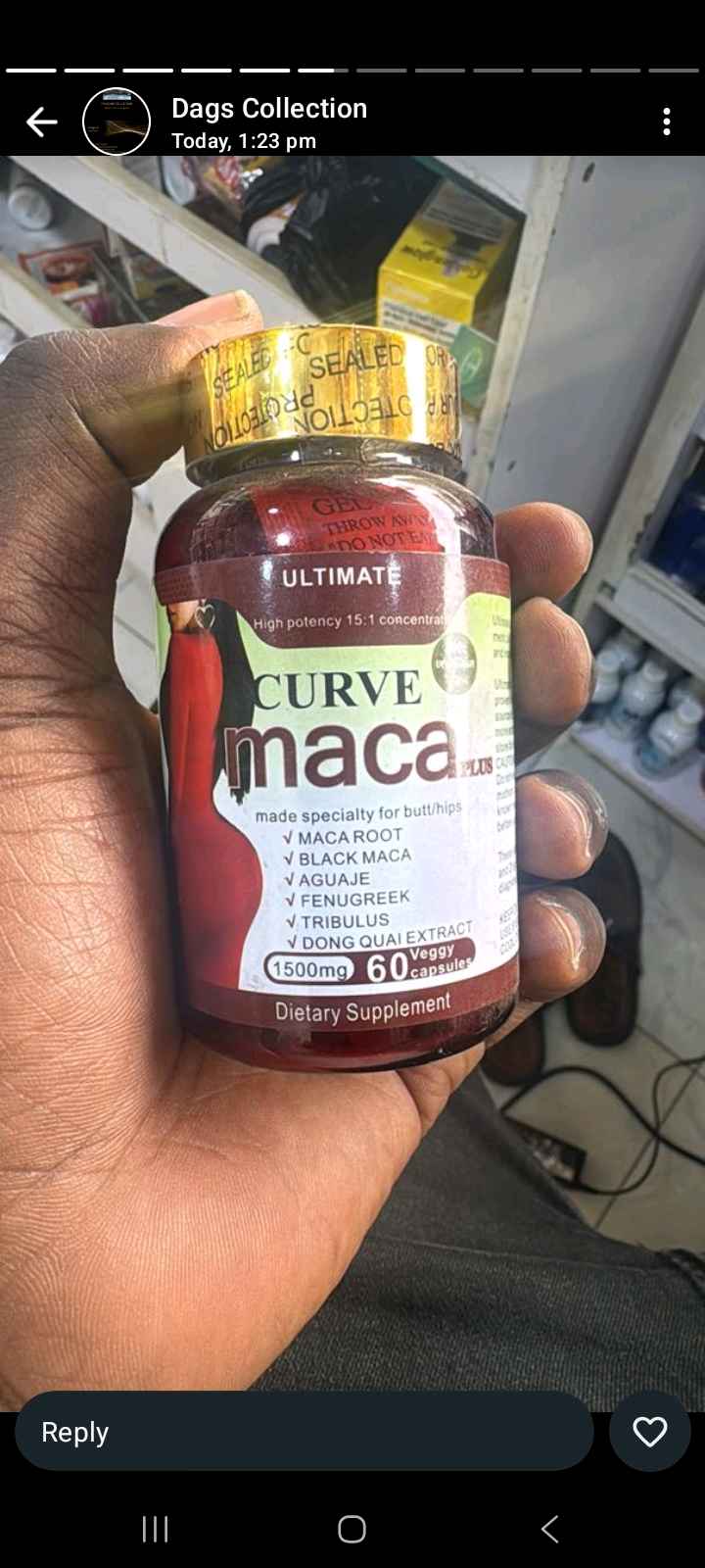 Curve maca for hips and bums for sale in Kampala - Yilick