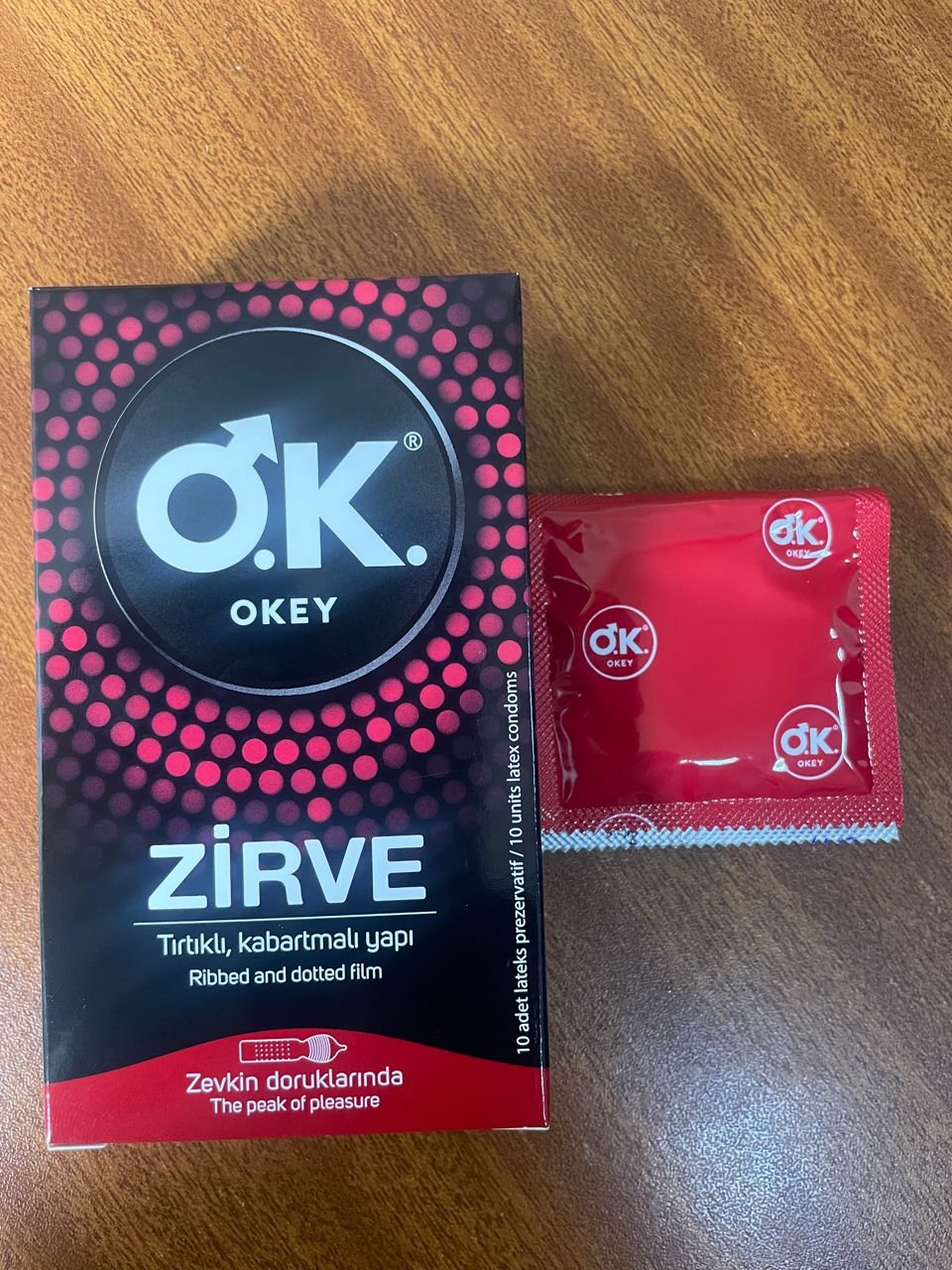 Okey ribbed and dotted male condom.1 piece for sale in Kampala - Yilick