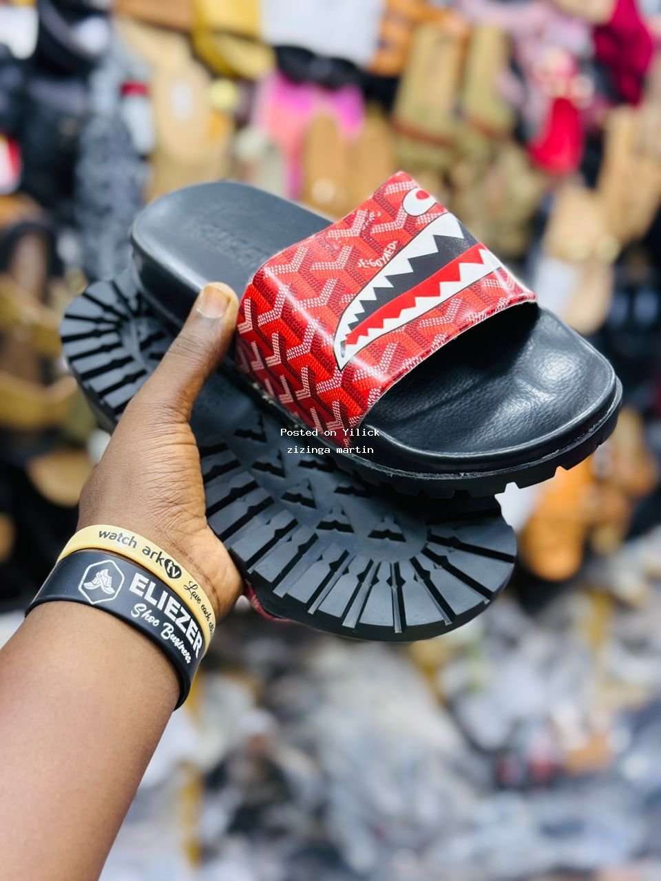 Stylish Red Slip-On Shoes for Ultimate Comfort for sale in Kampala - Yilick