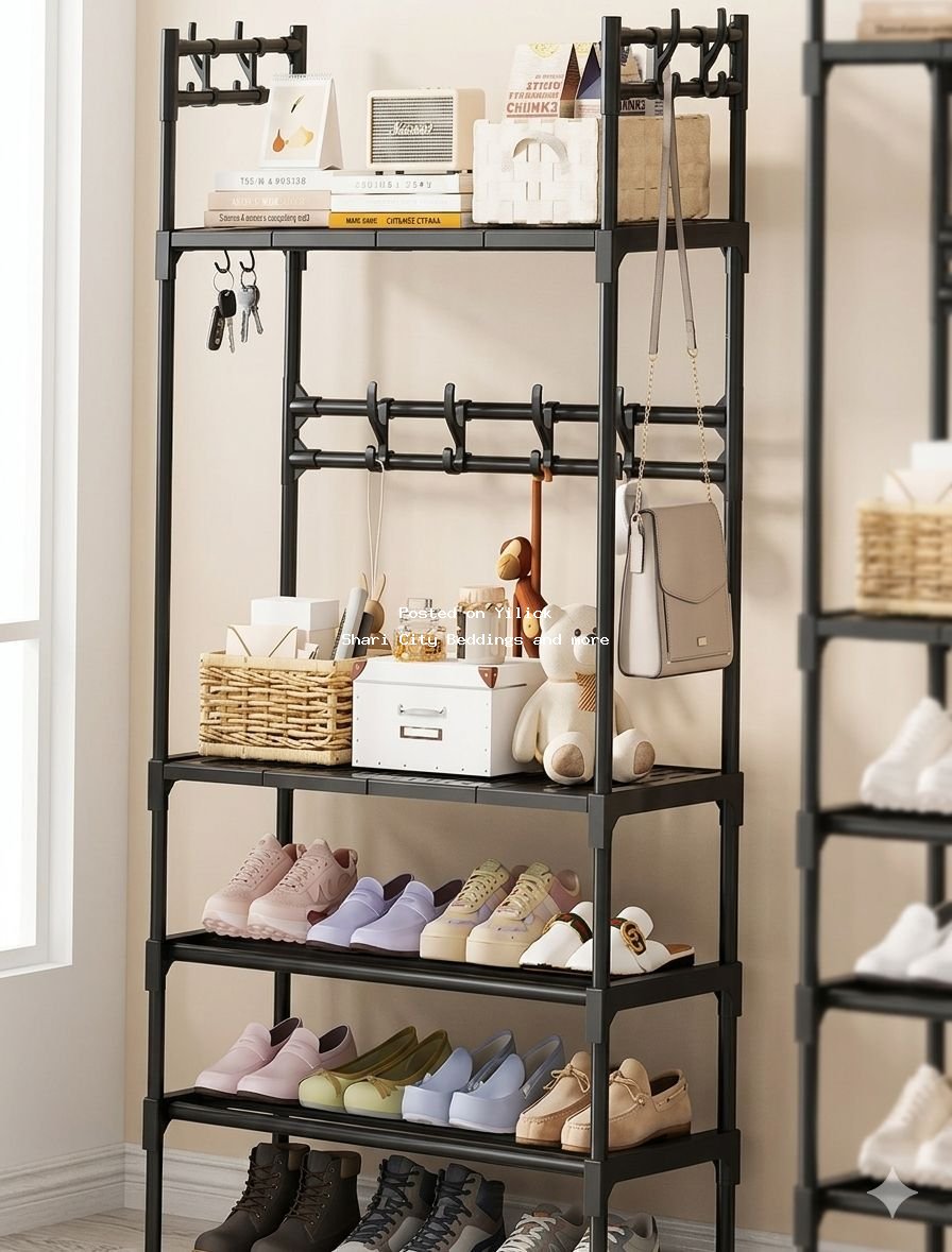 Versatile Multi-Use Shoe Rack and Organizer for sale in Kampala - Yilick