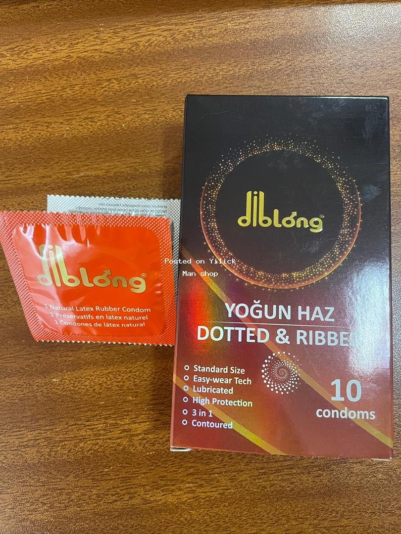 Diblong dotted and ribbed condom.1 piece for sale in Kampala - Yilick