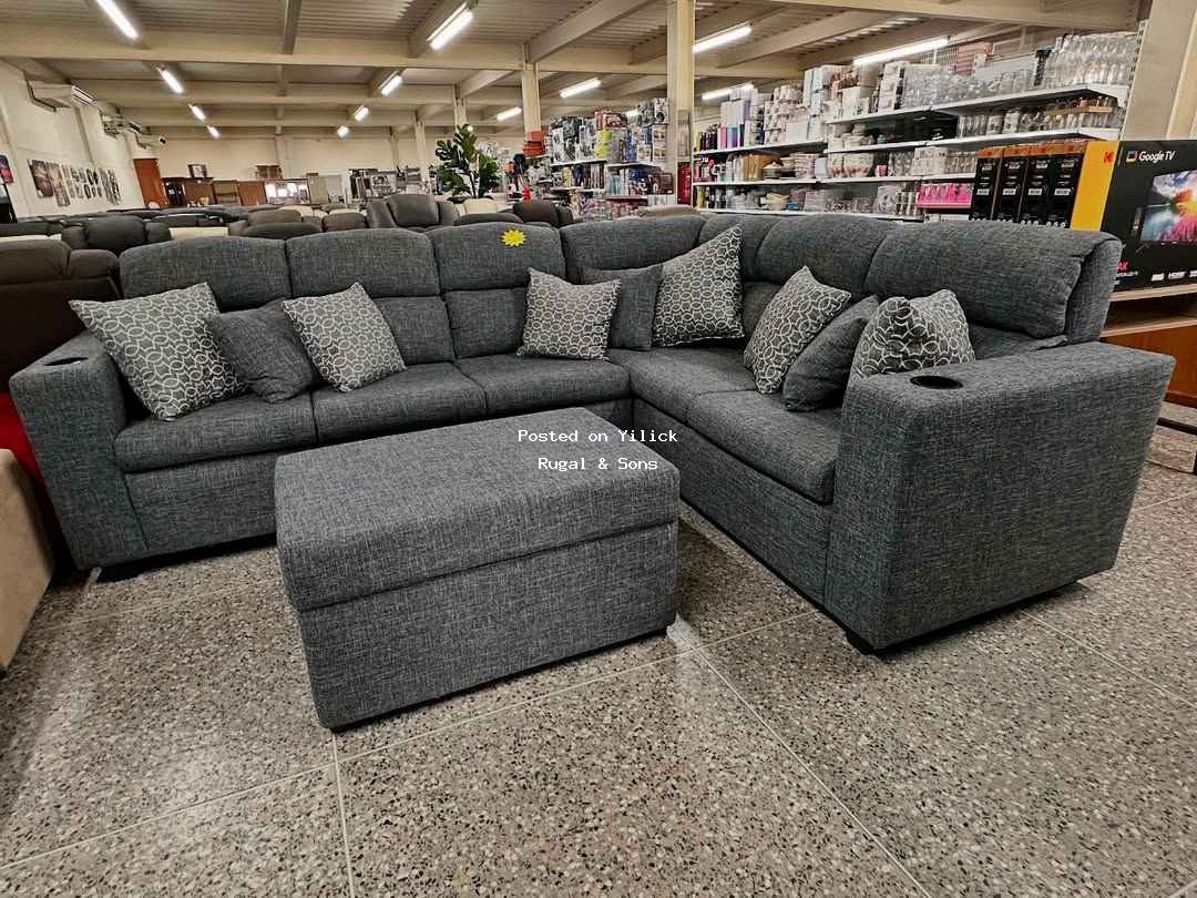 L shape Sofa Set With Cupholders for sale in Wakiso - Yilick