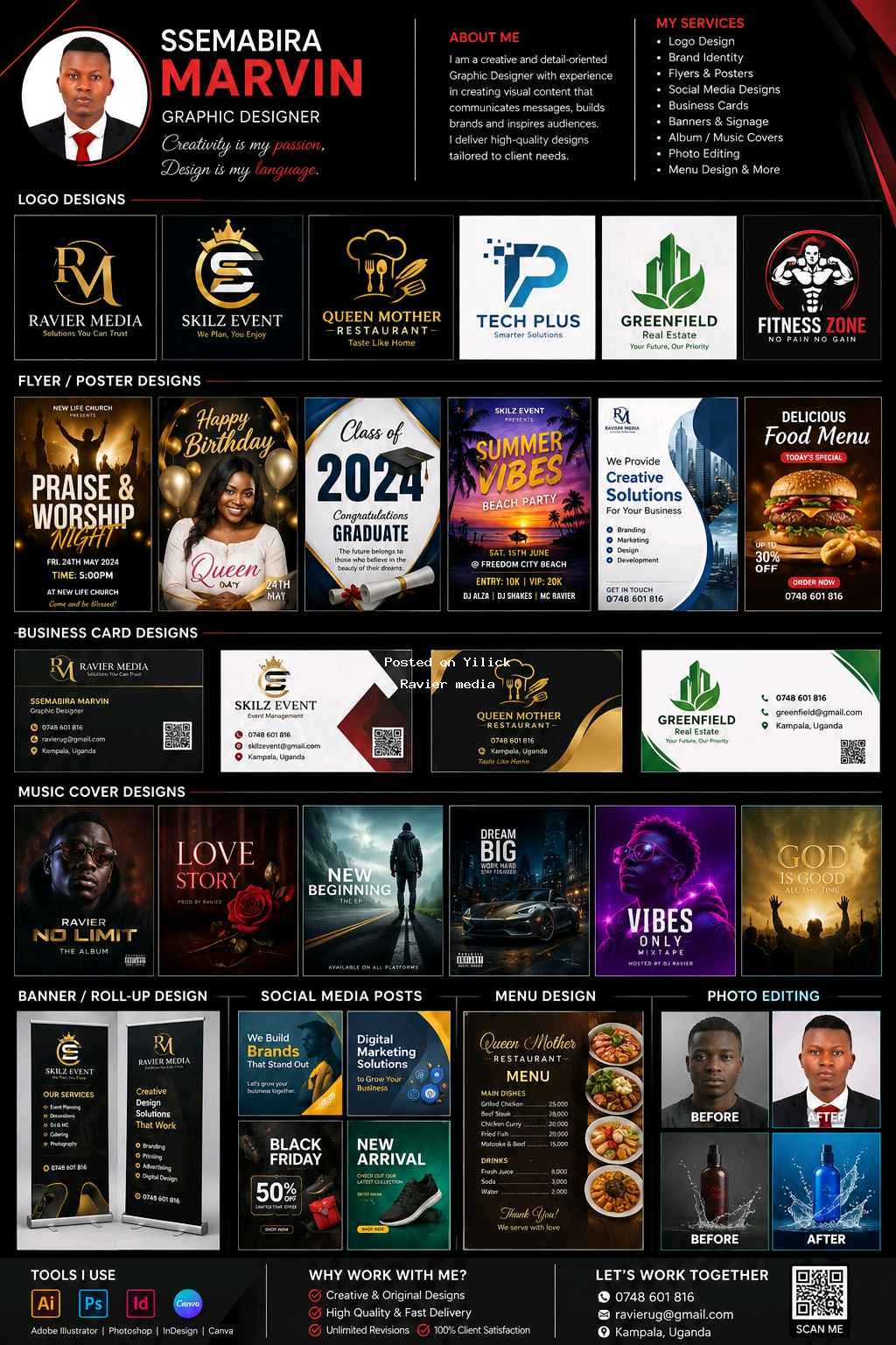 Brand identity for sale in Kampala - Yilick