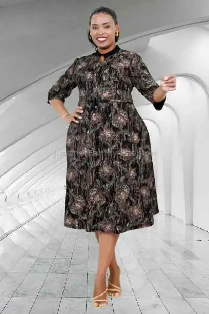 CLASSIC LADIES' ROUND DRESS - MULTI COLOR for sale in Kampala - Yilick