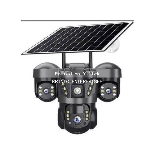 V380 Smart Net Camera Outdoor Solar Powered Security Camera with PTZ, Night Vision & Motion Detection for sale in Kampala - Yilick