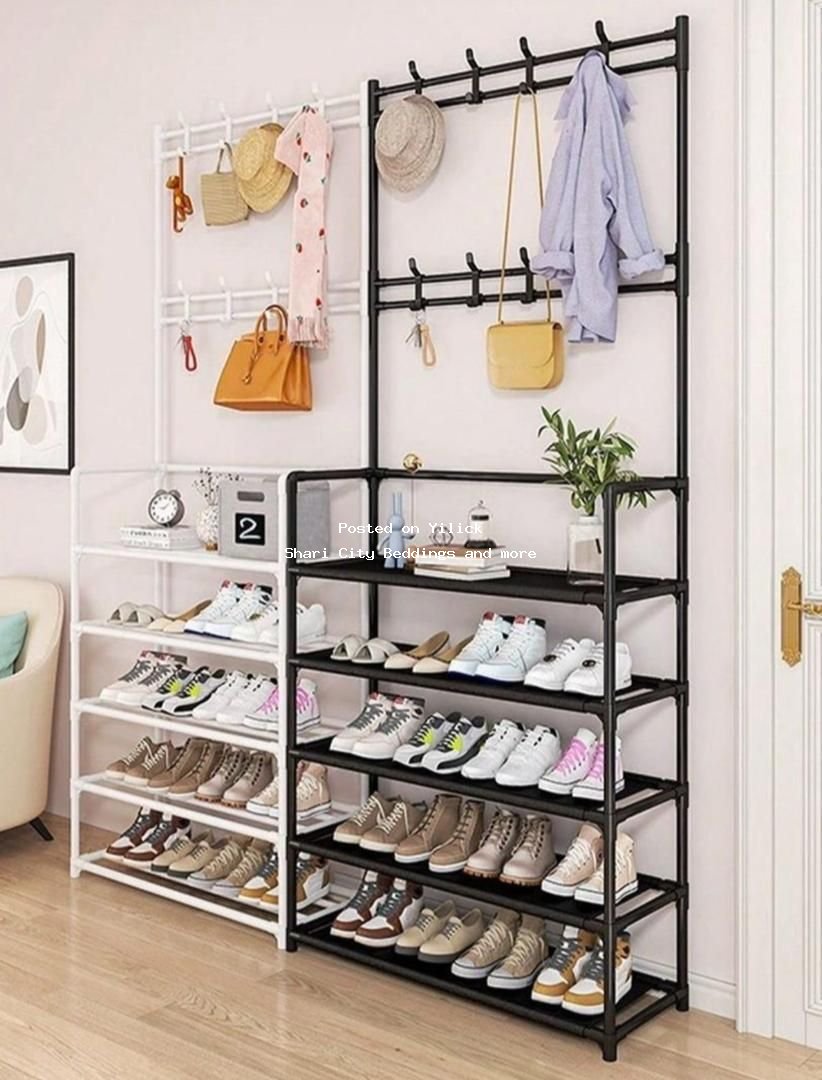 Stylish and Functional Shoe Rack with Accessories Organizer for sale in Kampala - Yilick
