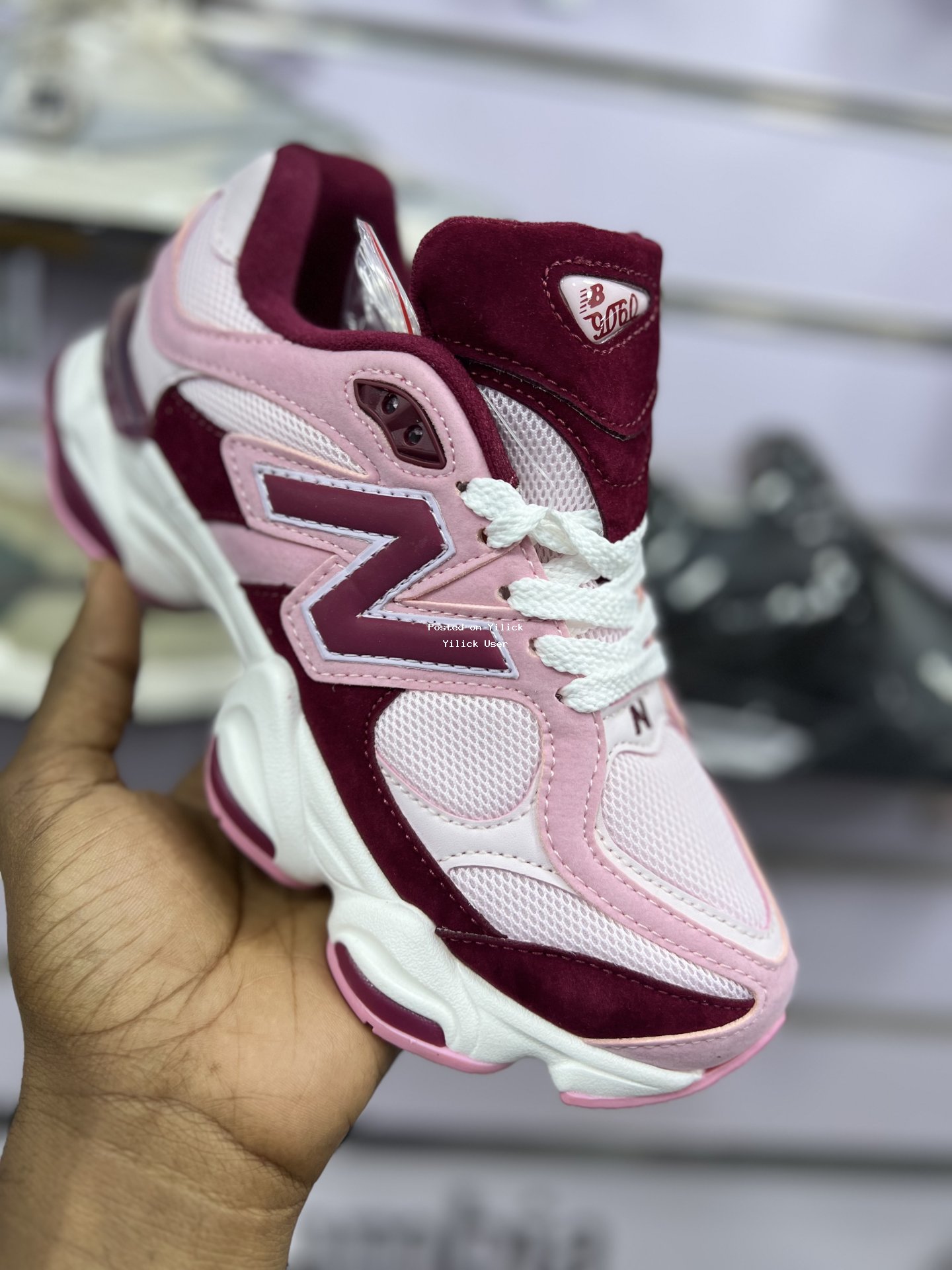 Stylish New Balance Pink Suede Sneakers - Size 10 for sale in Kampala - Yilick