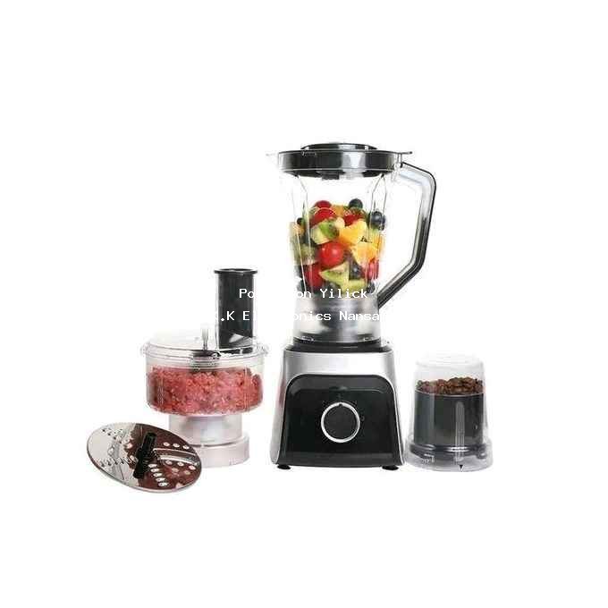 Hoffmans Original 5 in 1 Multifunction Blender 1.8L home Use And Powerful Commercial Food Processor With Juicer, Blender And Grinder-Black for sale in Kampala - Yilick