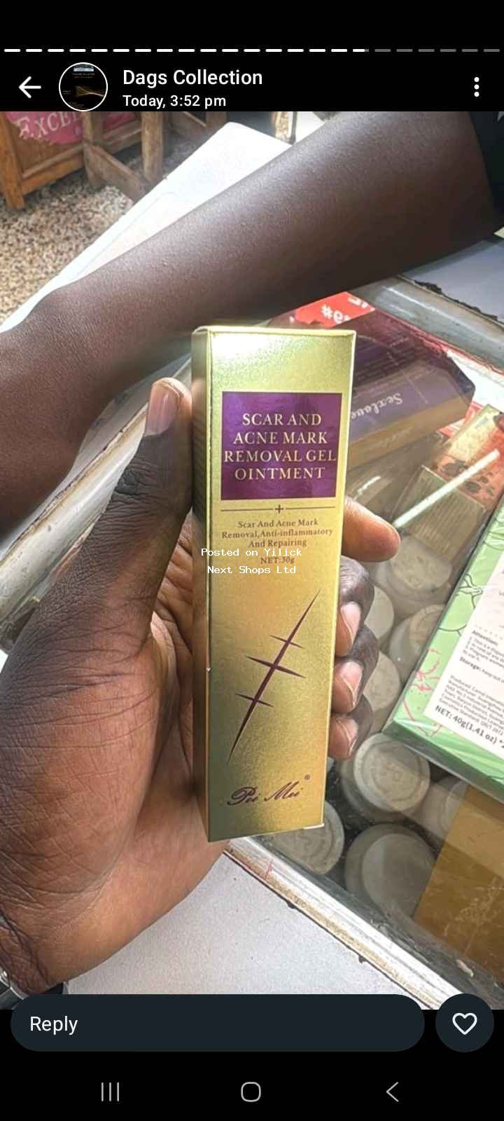 Scar remover cream/scar removal cream for sale in Kampala - Yilick