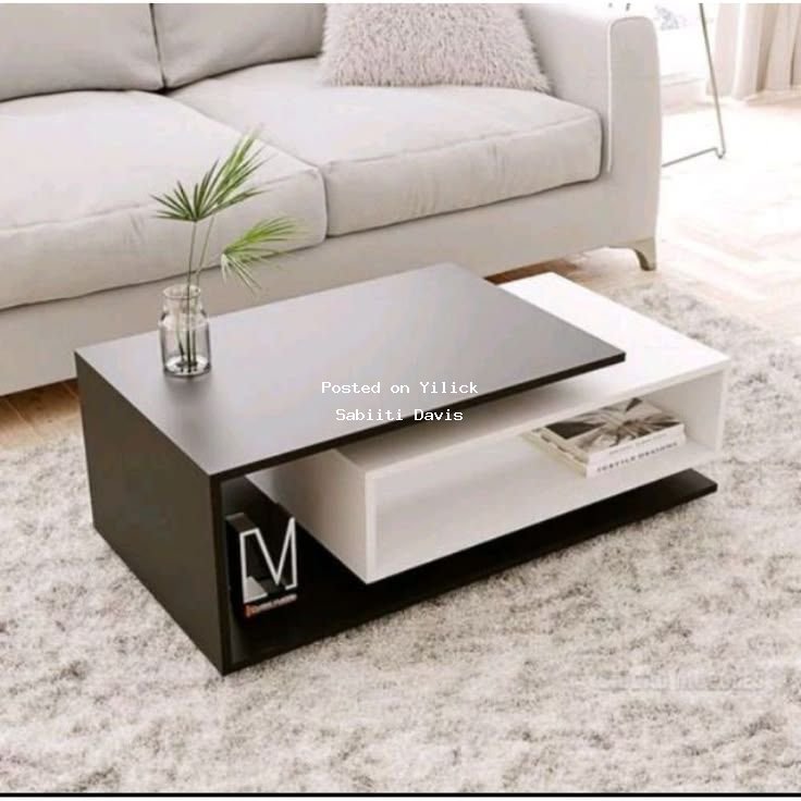 Stylish Modern Coffee Table with White Drawer for sale in Kampala - Yilick