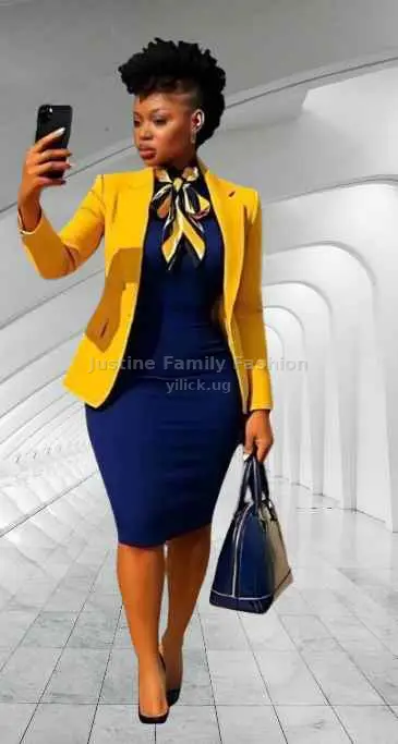 ELEGANT LADIES' DRESS SUIT - DOUBLE COLOR for sale in Kampala - Yilick