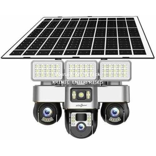 Solar CCTV Camera 2+1 Lens 4G Outdoor PTZ Security Camera for sale in Kampala - Yilick