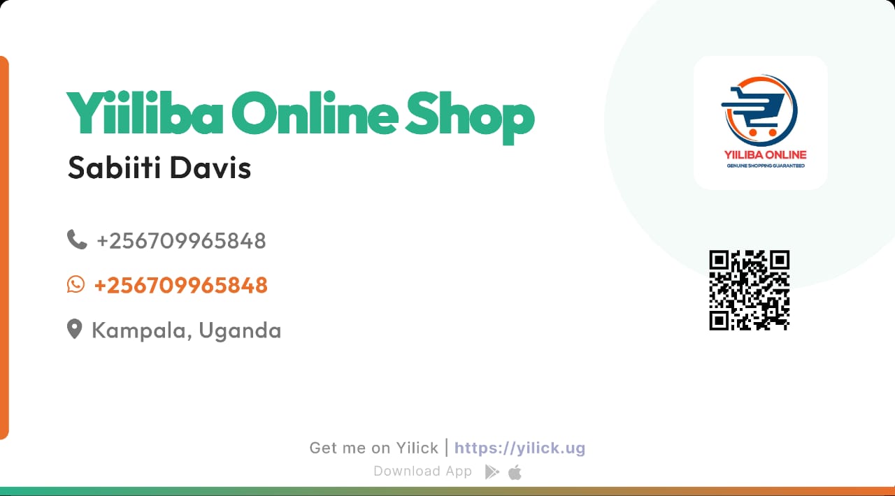 Sample Business Card generated by Yilick