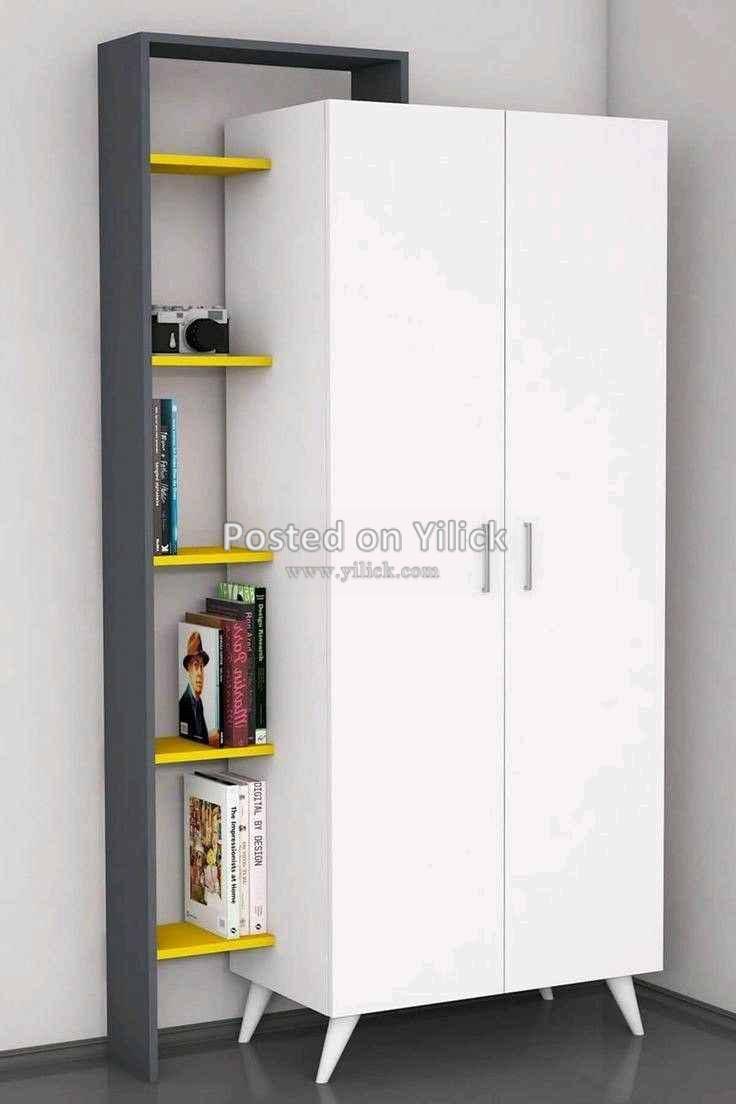 Wardrobe with side book shelf for sale in Kampala - Yilick