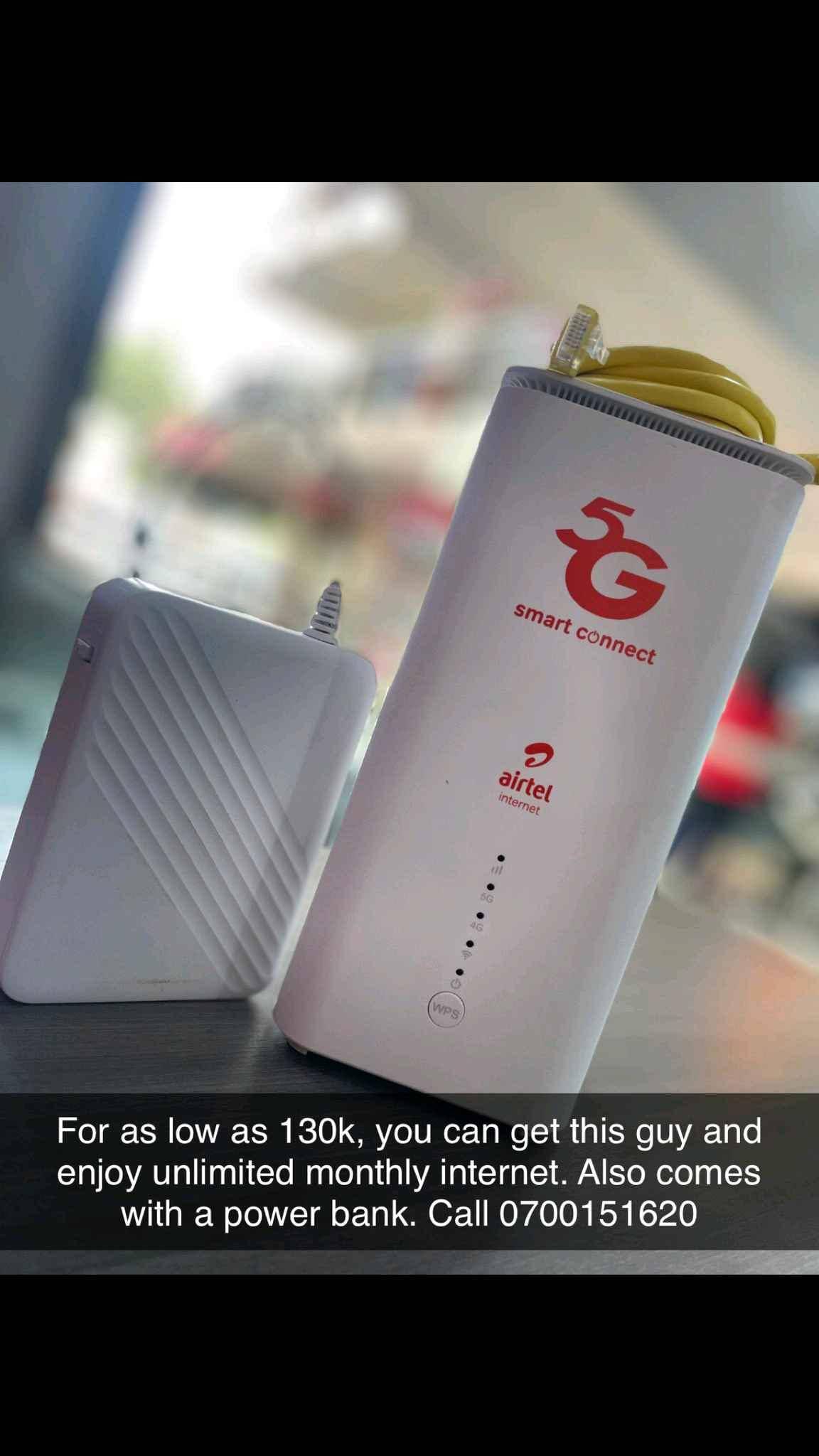 Airtel broadband 5g router for sale in Kampala - Yilick