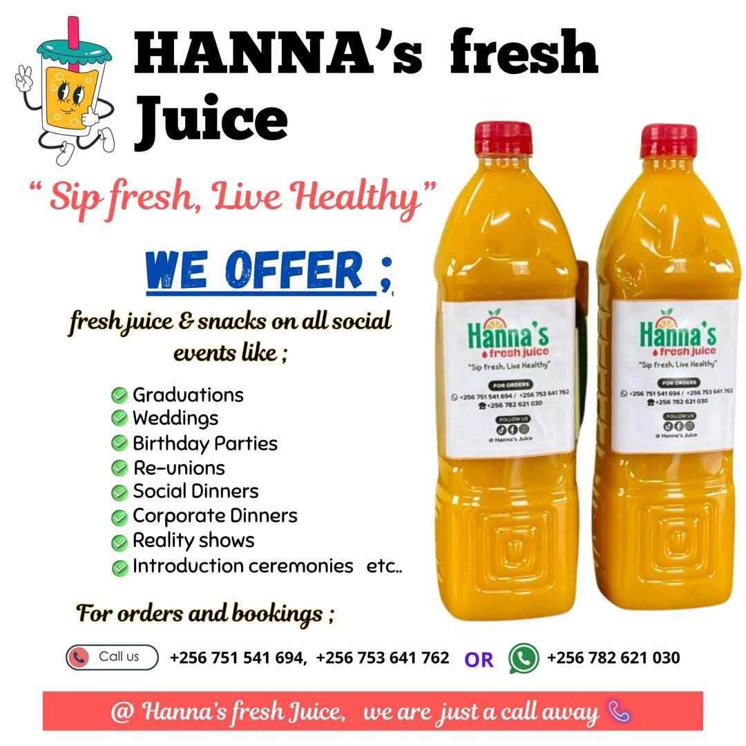 Fresh natural fruit juice for sale in Masaka - Yilick