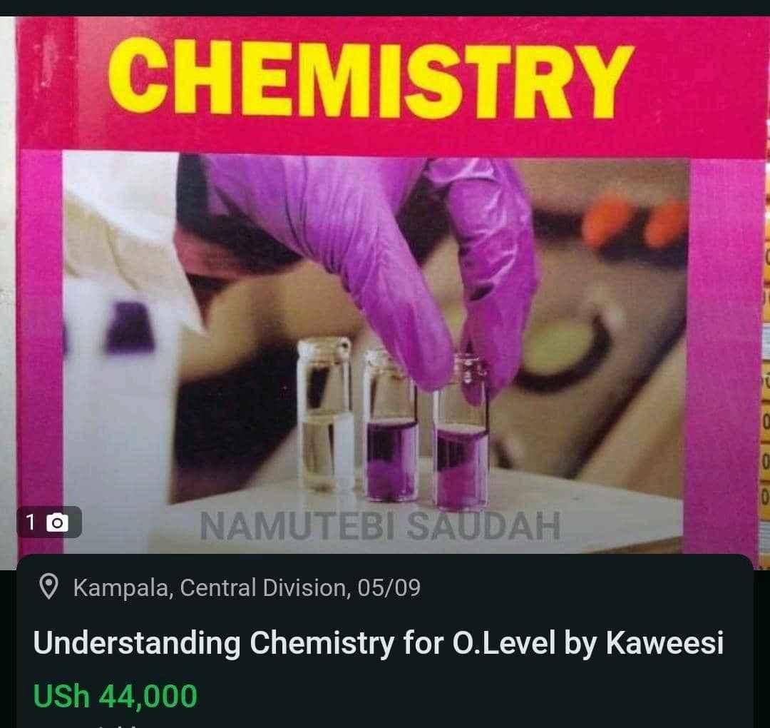 Understanding chemistry O.level for sale in Kampala - Yilick