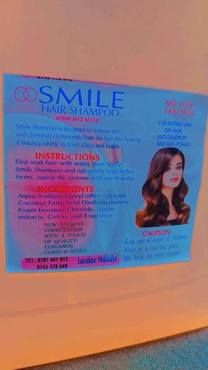 smile hair shampoo for sale in Kampala - Yilick