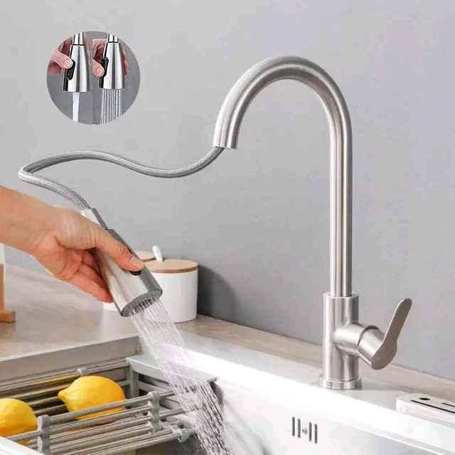 Pull out  faucet  sink mixer 360° for sale in Kampala - Yilick