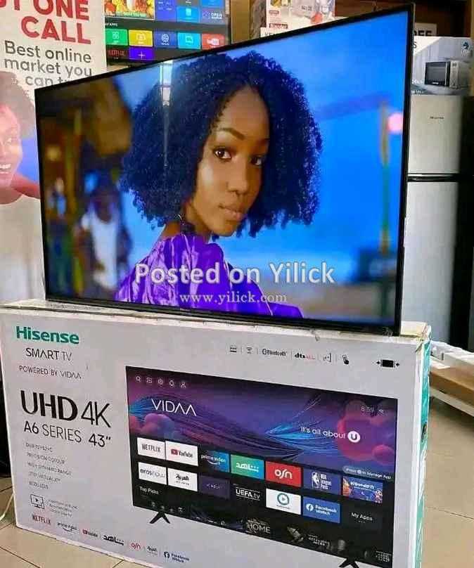 Hisense tv 43 inch A6 model  for sale in Kampala - Yilick