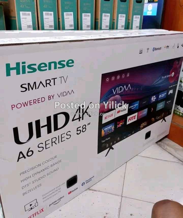 Hisense 58 inch A6 model tv for sale in Kampala - Yilick