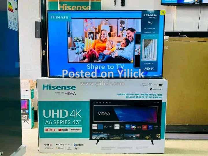 43 inch A6 Hisense tv for sale in Kampala - Yilick