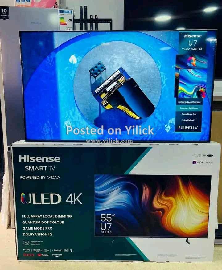 U7 uled hisense smart tv/ 55 inch uled smart tv for sale in Kampala - Yilick