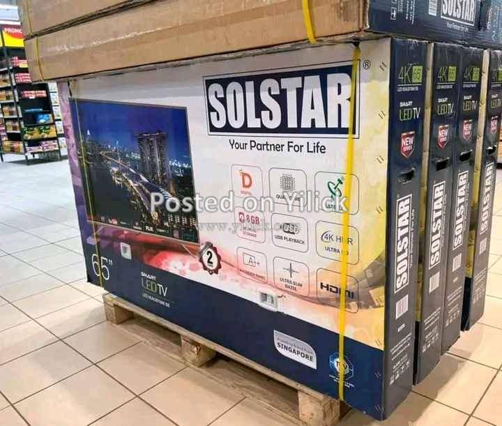 Solstar 65 inch smart tv for sale in Kampala - Yilick