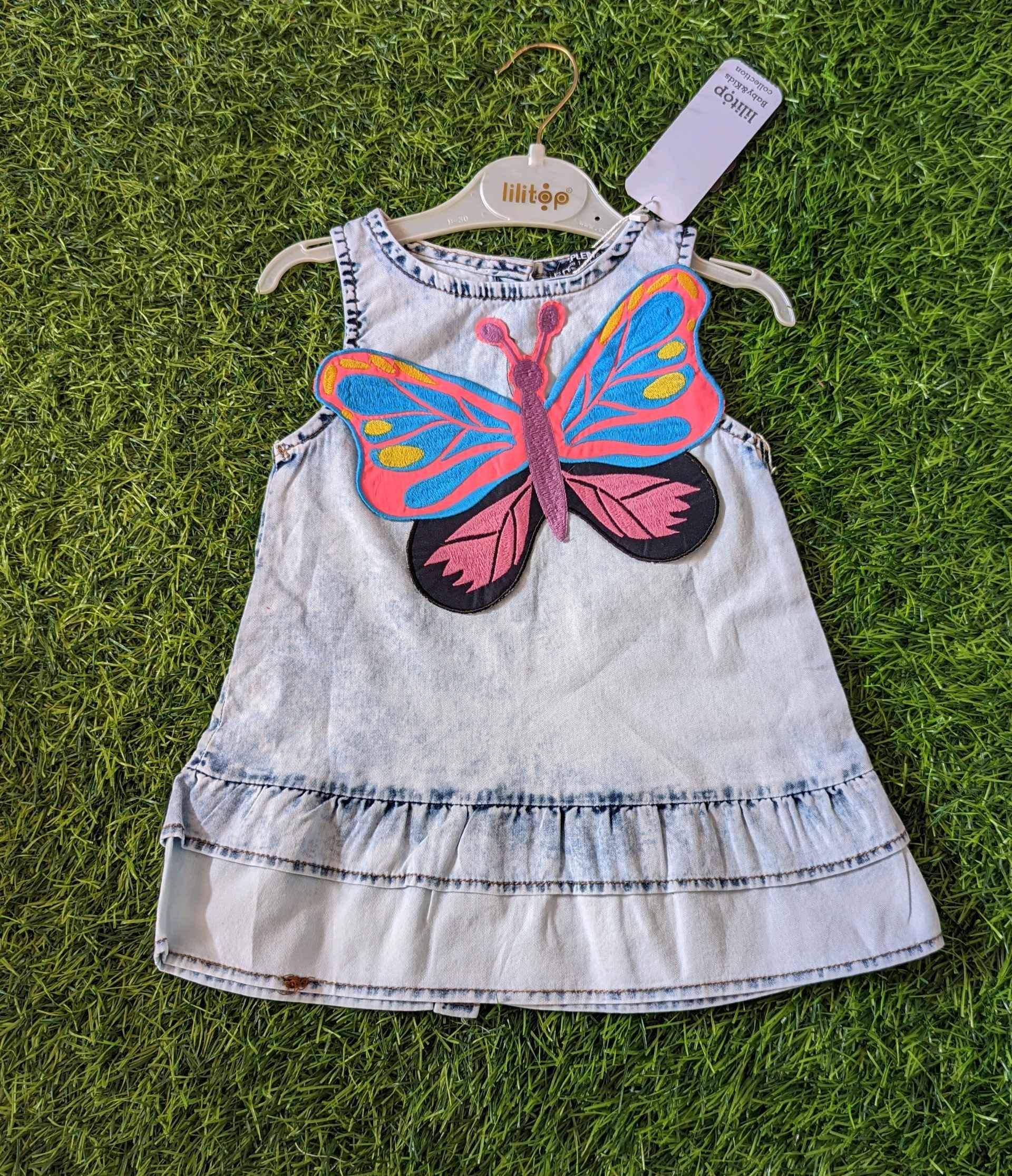 girls Turkish denim dress for sale in Kampala - Yilick