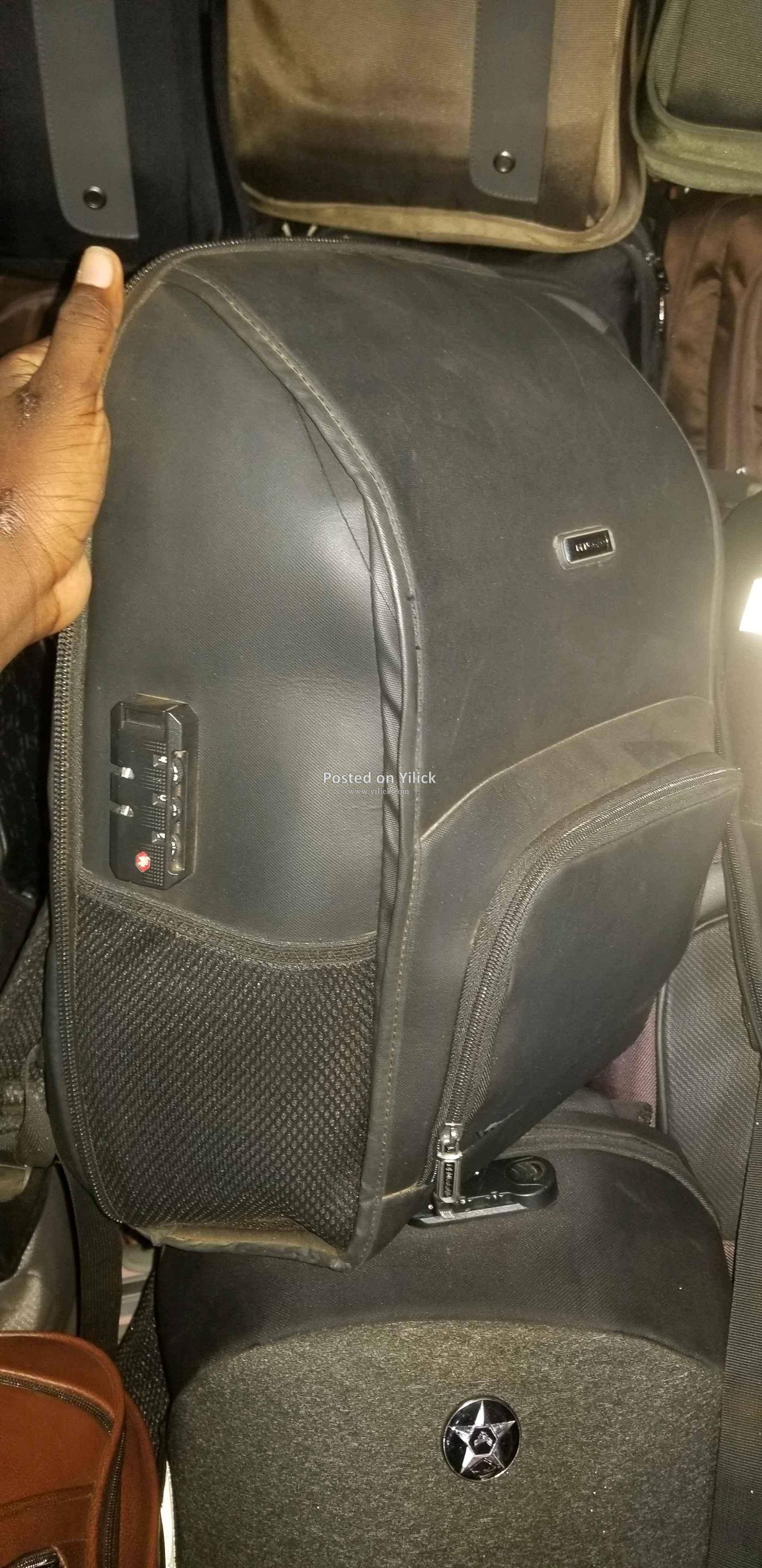 Black anti theft laptop bag for sale in Kampala - Yilick