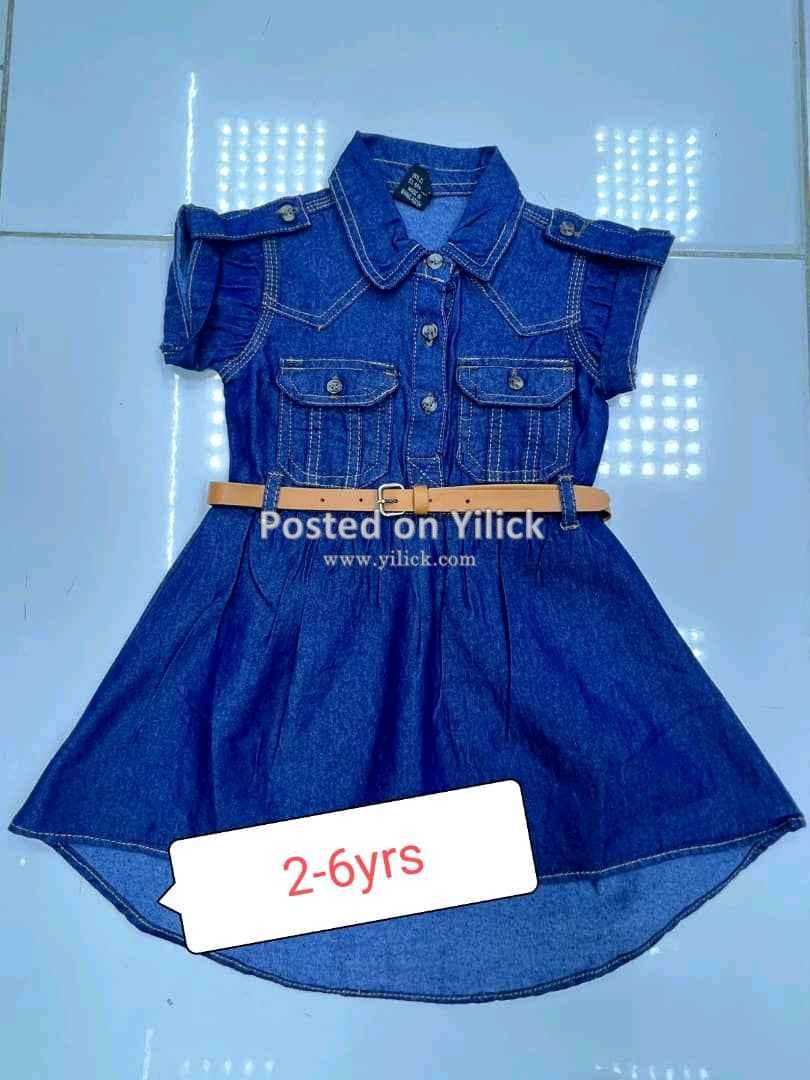 2-6yrs jean dresses  for sale in Kampala - Yilick