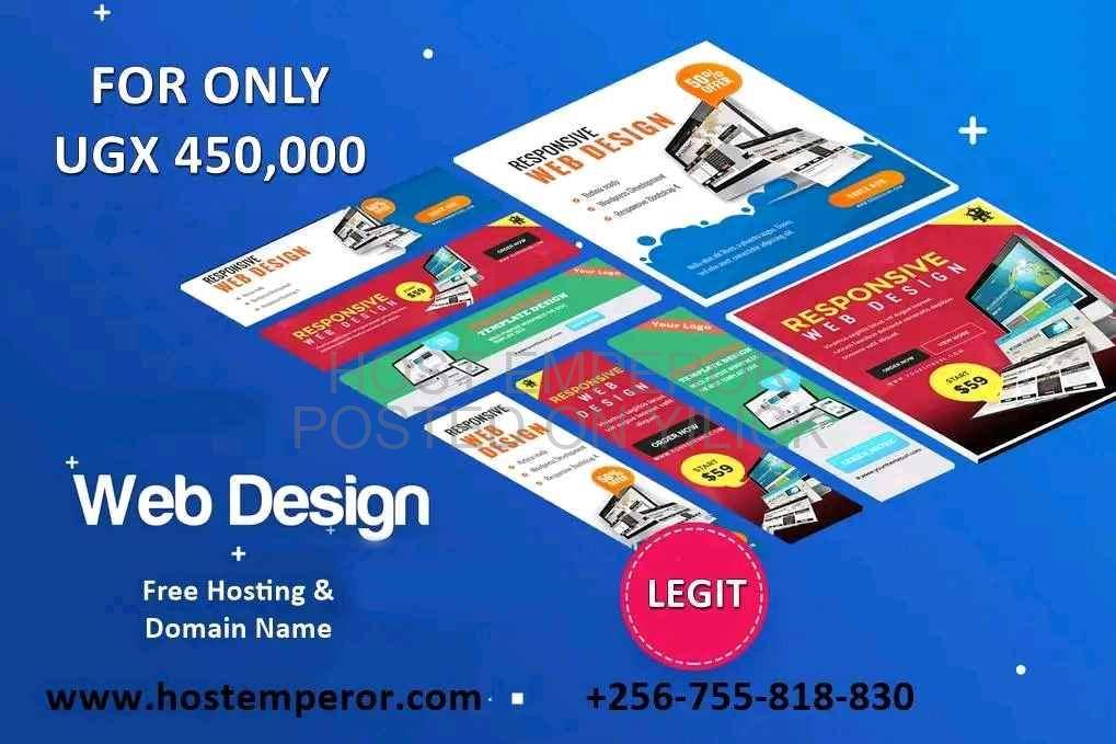 Professional website design for sale in Kampala - Yilick