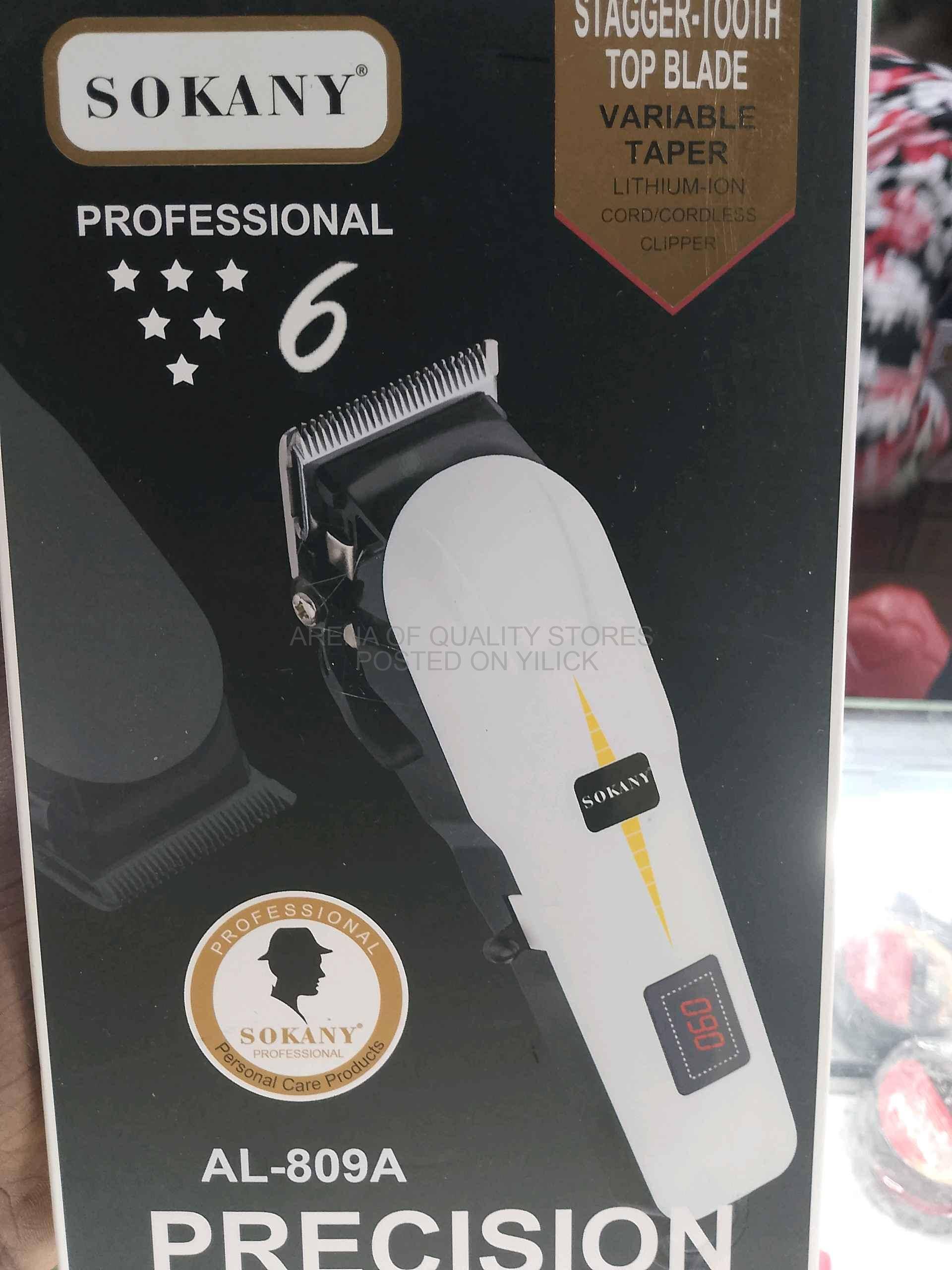 sokany professional rechargeable hair trimmer  for sale in Kampala - Yilick
