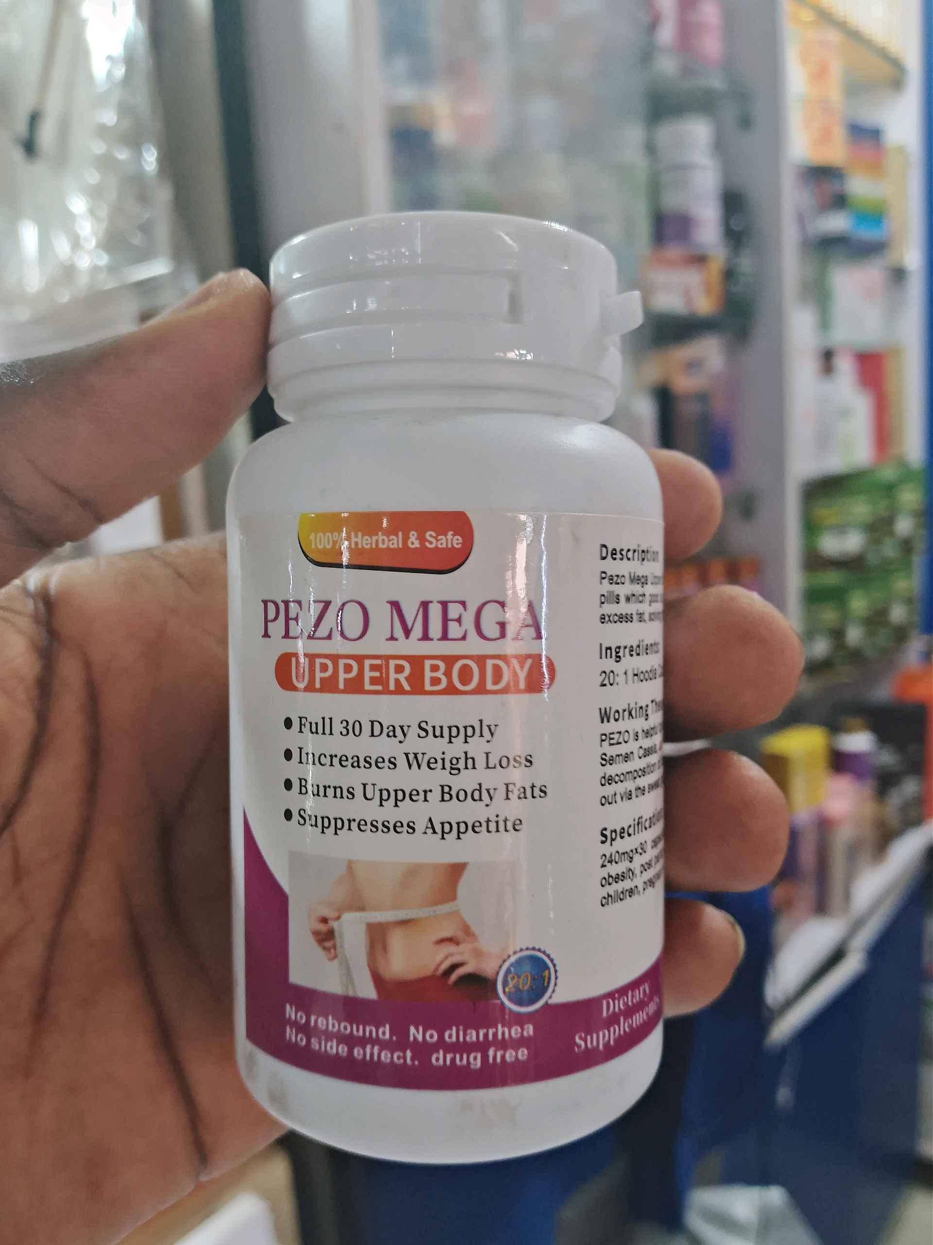 Pezo Mega Upper Body weight loos Capsules for sale in Kampala - Yilick