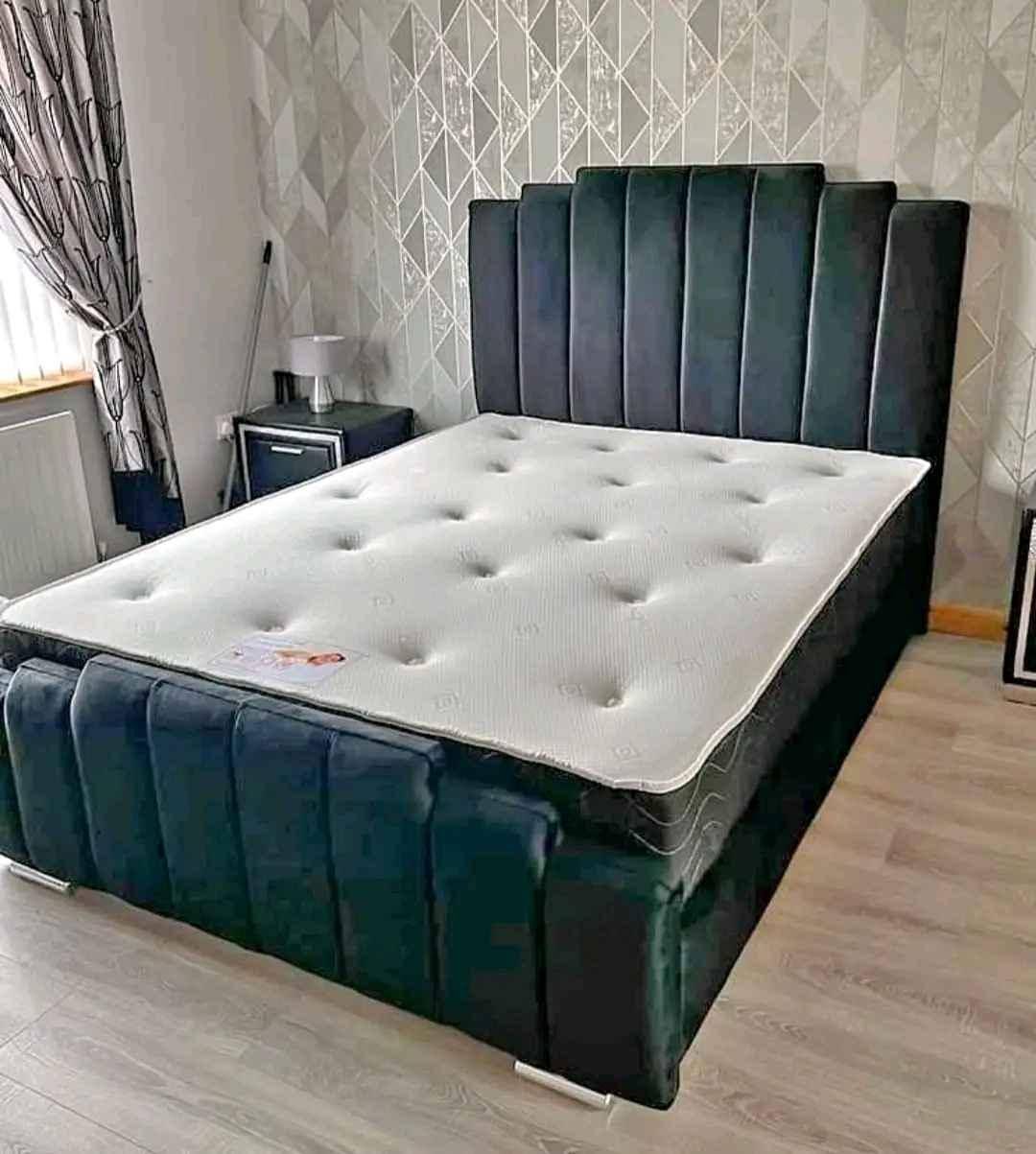 5/6 fabric bed  for sale in Kampala - Yilick