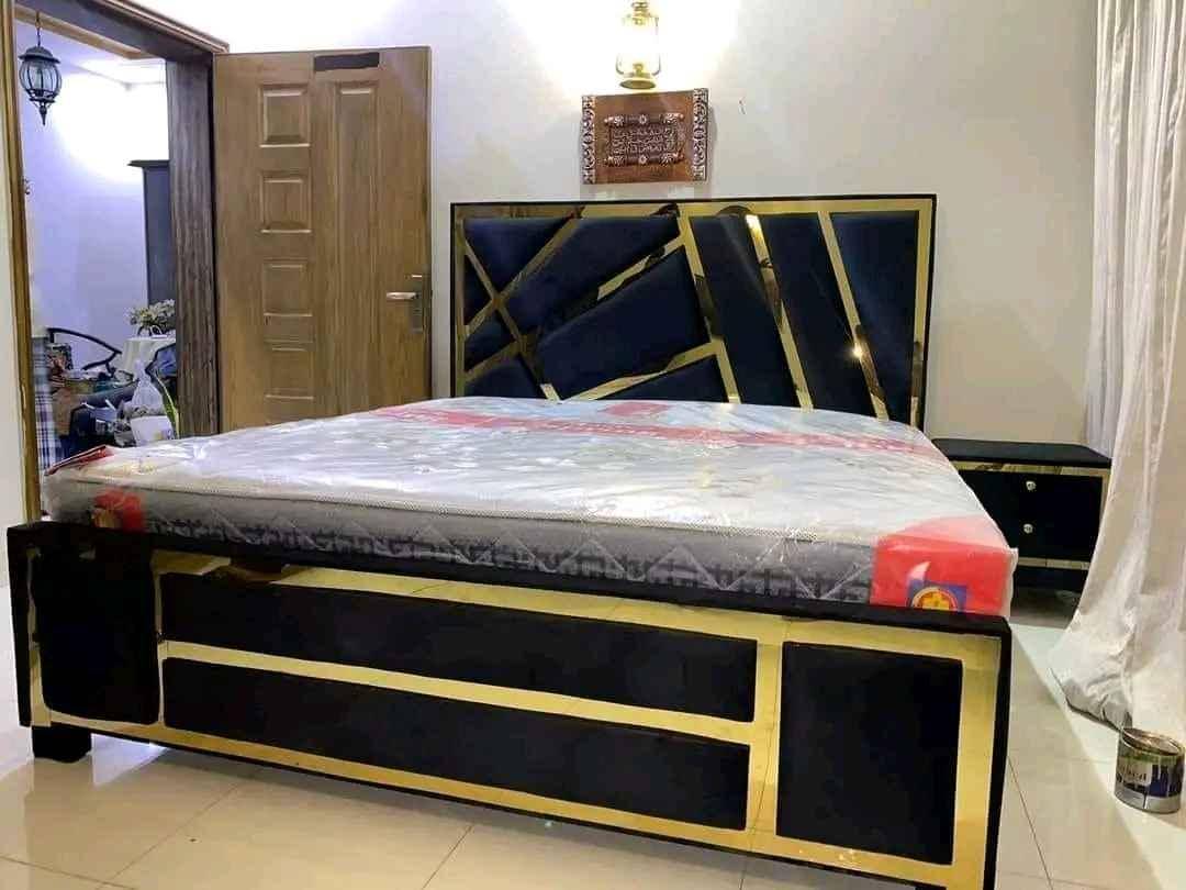 5/6 fabric bed  for sale in Kampala - Yilick