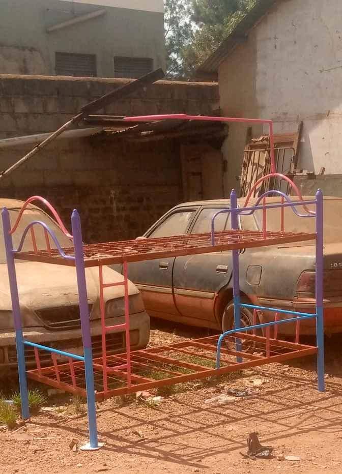 Double deckers beds metallic bed for sale in Kampala - Yilick