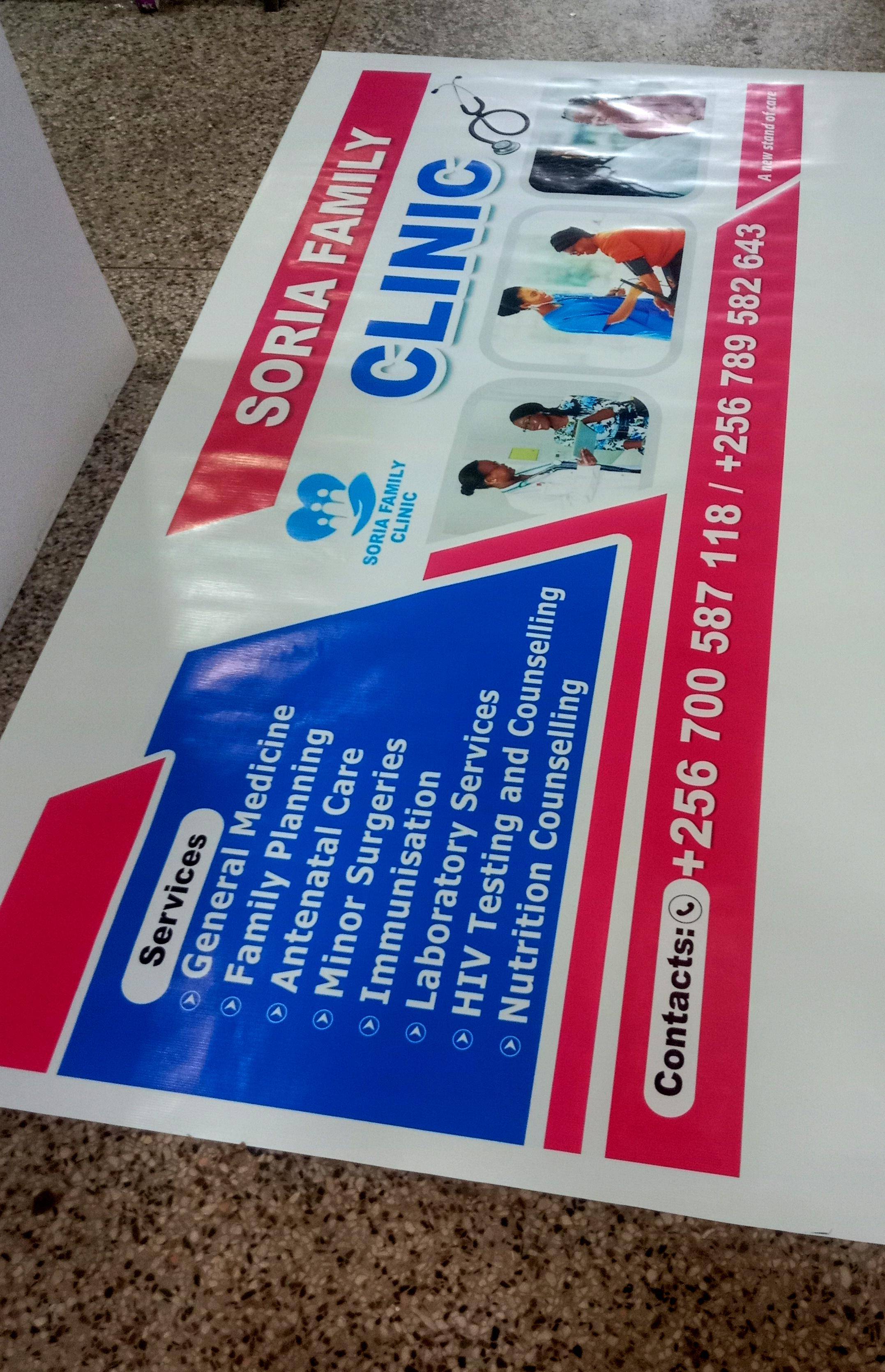 Clinic Banners and Posters for sale in Kampala - Yilick