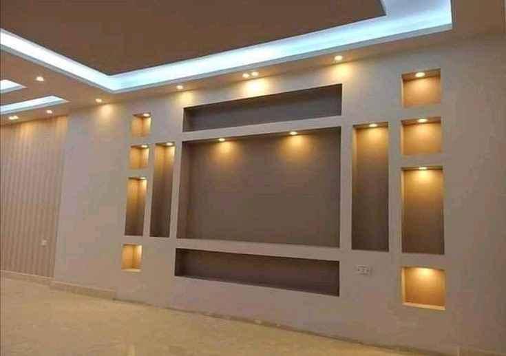 Executive Gypsum Tv unit wall. for sale in Kampala - Yilick